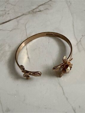 NWT Disney x Danielle Nicole Rose & Pearl Cuff Bracelet